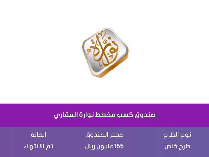 صندوق كسب مخطط نوارة العقاري